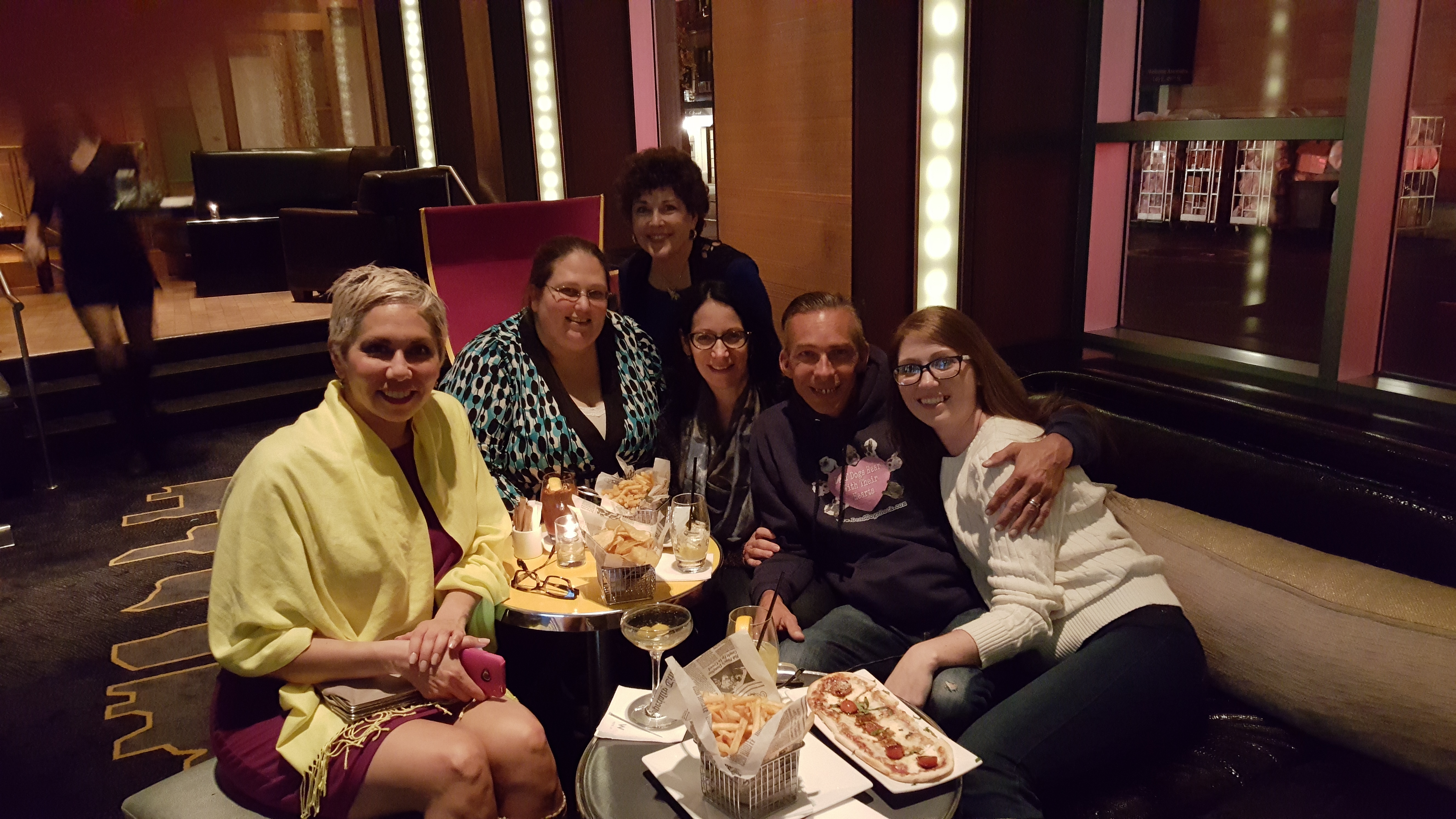 Me and my blogging friends at The W Hotel in NYC!