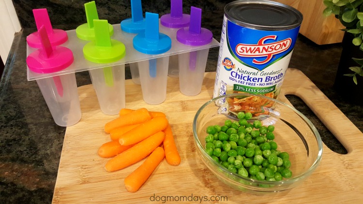 DIY chicken pupsicles for dogs