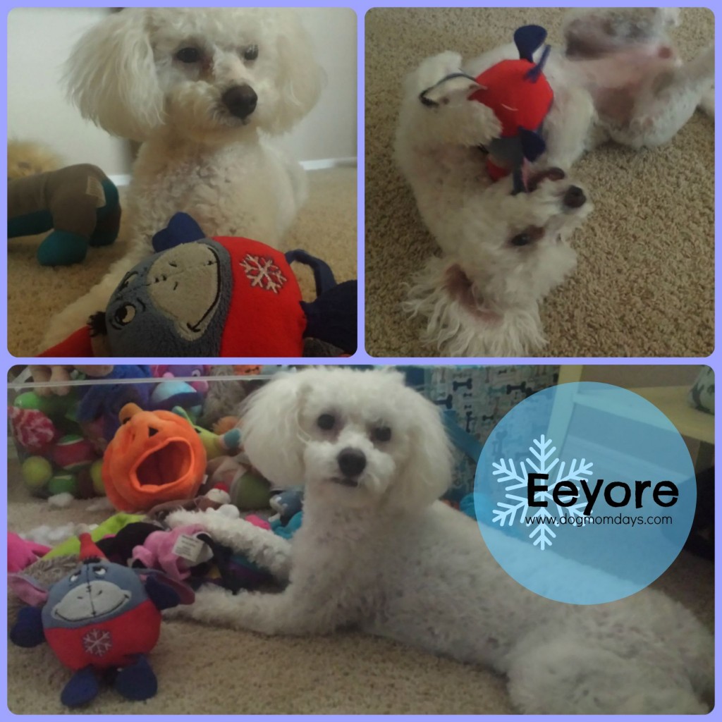 Christmas Eeyore dog toy