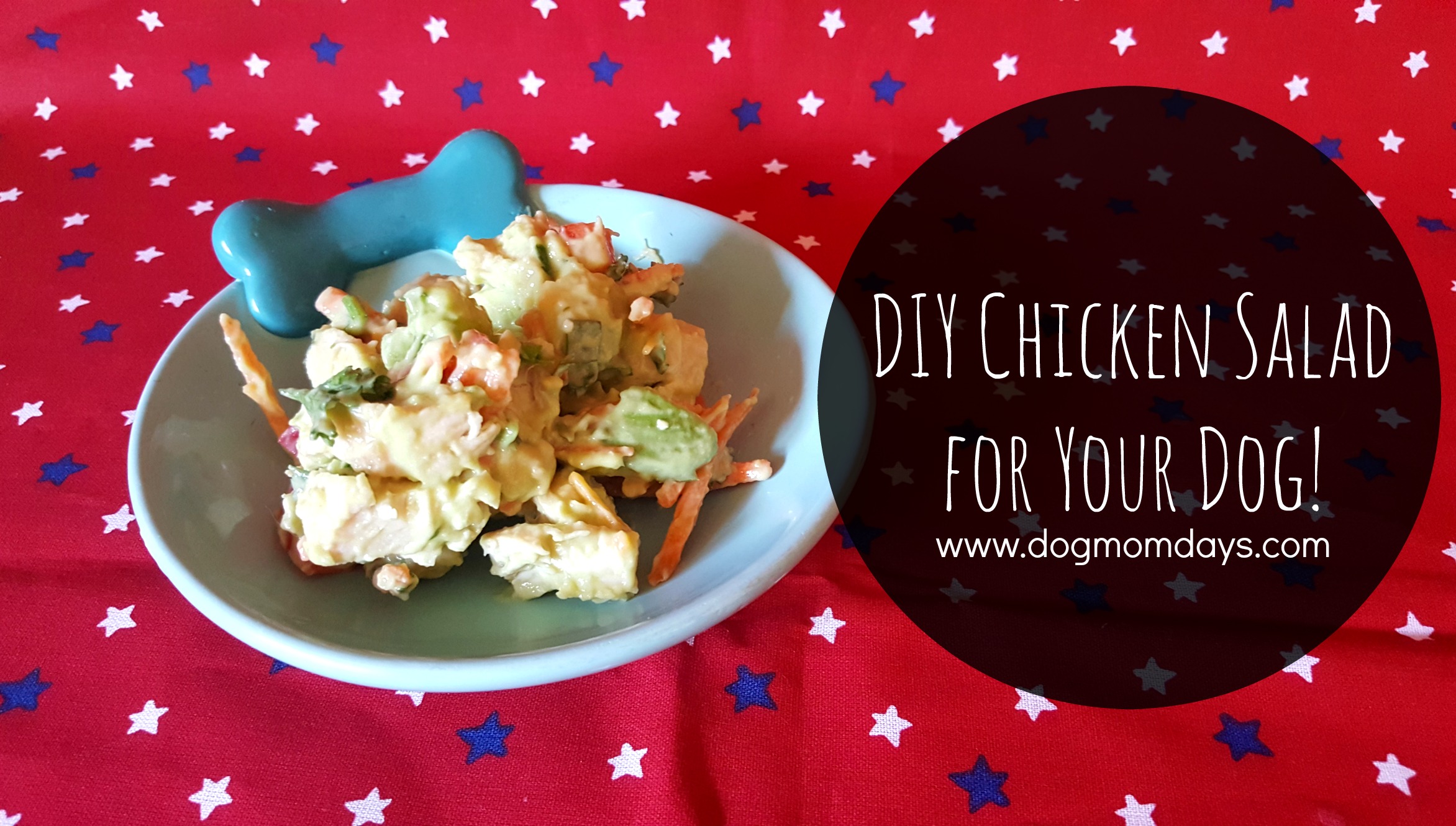 DIY chicken salad for dogs