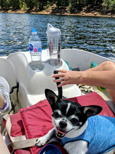 Wynston's first boating adventure
