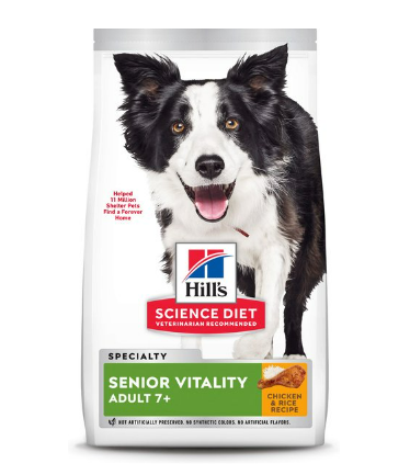 Hill's Science Diet Senior Vitality dog food